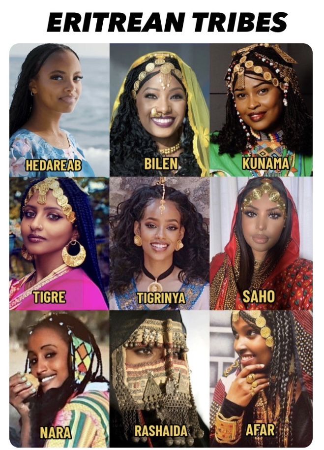 Eritrean Tribes — all 9 ethnic groups